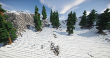 Load image into Gallery viewer, Snowy Mountains Terrain 2048x2048 | 1.8+
